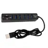 HUB USB 2.0 Lector de tarjetas multifunción USB Transmisión de alta velocidad SD TF 6 Hubs USB Extensor de computadora