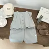 Conjunto de Dos Piezas para Bebé de Primavera Temprana y Otoño 2026 Nuevo Estilo Coreano Chaleco Guapo y Pantalones Casuales para Bebés y Niños Pequeños