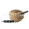 Cuerda de Escalada para Trabajos en Altura de Bomberos Cuerda Trenzada de Yute Multicuerda de Emergencia al Aire Libre Cuerda de Entrenamiento de Fuerza de Brazo de 38 mm