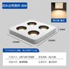 Lámpara de techo de una cabeza, doble cabeza, tres cabezas, sin cubo, tipo vesícula biliar, para sala de estar, dormitorio, downlight, foco de techo