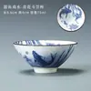 Xícara de Chá de Porcelana Azul e Branca Estilo Chinês Novo da Dinastia Tang e Song, Copo de Degustação de Cerâmica, Copo de Anfitrião Doméstico, Copo Único para Conjunto de Chá Kung Fu