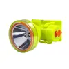 Linterna frontal para buceo submarino, linterna impermeable, luz LED potente, recargable, ultrabrillante, montada en la cabeza, para pesca y pesca en el mar, luz amarilla
