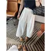 ¡Perfecto para el verano! ~Pantalones finos de verano Tencel para mujer 2026 nuevo estilo holgados rectos de pierna ancha cropped casuales