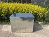 Caja de Almacenamiento de Ferretería para el Hogar, Caja de Dinero de Metal, Caja Pequeña de Metal, Caja de Almacenamiento para Teléfono Móvil, Caja de Metal, Caja Rectangular de Metal con Candado