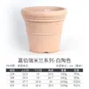 Fornecimento direto da fábrica de vasos de jardinagem, atacado, decoração de plástico para casa, respirável, anti-podridão, imitação de raiz, cerâmica, vasos de flores de varanda modernos, personalização