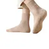 [Calcetines de Rizo Súper Gruesos] Calcetines de Rizo Cepillado Resistentes al Frío y Cálidos para Hombre, Invierno y Otoño, de Caña Media, Calcetines de Bloqueo de Temperatura Cero y Bajo Cero del Noreste