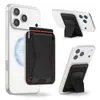 Soporte de Tarjeta Magnética de Cuero Elástico 5 Colores Para iPhone 17 Pro Max 16 15 14 13