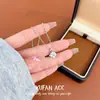 Corrente de Clavícula de Luxo Leve Estilo Francês de Alta Qualidade para Mulheres, Corrente de Clavícula Simples Versátil da Moda com Personalidade, Colar de Pérola Nicho para o Dia a Dia
