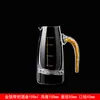 Copa de Vino Blanco de Cristal Dorado Lámina de Oro Vidrio Jinshan Copa para Licores Dispensador de Vino de Una Copa Estilo Chino Casero Dispensador de Vino con Asa