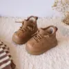 Zapatos de Algodón para Niños Pequeños Invierno Niños Más Terciopelo Suela Suave Zapatos Primeros Pasos Niña de Un Año Botas de Nieve Zapatos para Bebés Zapatos de Bebé