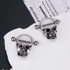 Moto comercio exterior club nocturno sexy anillo de pecho calavera personalidad fantasma garra leche recta varilla leche uña piercing joyería ventas directas transfronterizas