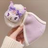 Mascarilla de invierno para niños, cálida y resistente al viento, con forro polar y esquinas para los ojos, ideal para estudiantes.