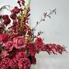 Vale Huaxi 2026 Novos Produtos Série Vermelha Novidades Série de Alta Qualidade Cerimônia de Casamento Flor Artificial para Casamento Atacado