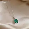 Colar Quadrado Flor de Zircônia Estilo Retrô, Corrente para Clavícula de Nicho de Luxo Leve, Colar de Luxo de Alto Padrão Estilo Palaciano
