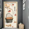 Pegatinas de puerta de dibujos animados, una hoja completa para renovar puertas viejas, adecuadas para habitaciones de estudiantes, baños, armarios y habitaciones; pegatinas decorativas autoadhesivas para decoración de habitaciones de moda