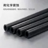 Fabricante Original Tubo de Silicona Aislante Negro Antiestático, Tubo de Silicona Resistente al Desgaste y al Desgarro, Manga de Silicona Conductora Resistente a Altas Temperaturas