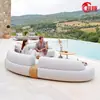 Juego de Sofá de Ocio para Exteriores Patio Villa Hotel B&B Terraza Paisaje Muebles de Exterior Combinación Modular