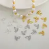 Colgante Individual con Lazo Tres Circonias Oro de 18 Quilates Alta Retención de Color Joyería para Mujer Colgante de Gama Alta Accesorios para Joyería Hecha a Mano con Cadena