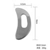 Placa para raspar de acero inoxidable 304 galvanoplastia multicolor placa para raspar cuerno palo de masaje para acupuntura facial cuchillo para fascia placa para raspar