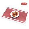 Mantel individual Ningxin de estilo japonés, simple, a rayas, respetuoso con el medio ambiente, de PVC, aislante térmico, para mesa de hogar, tapete para té y mesa de café