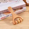 Fábrica de fornecimento direto massageador manual hand-held rolo de madeira massagem martelo facial plantar pontos de acupuntura meridiano massagem vara