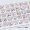 Broca de uñas Dongzhou 10*8MM corte flor de hielo en azúcar cristal broca de fondo puntiagudo accesorios de joyería DIY broca de vidrio rectangular en ángulo recto