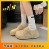 Zapatos Birkenstock de Mujer Modelo Nuevo Primavera 2026 que Aumentan la Altura, Cobertura Total, Zapatos Planos sin Cordones, Mocasines Retro de Gamuza