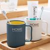 Venda por atacado Gargle Cup personalizado casal escova de dentes copo toothholder copo Creative Home Double Color com alça gargarejo simples