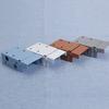 Venta al por mayor de fabricantes 5 cm riel bajo accesorios para persianas de madera código de instalación soporte central dispositivo de dirección dispositivo de asiento fijo en stock