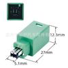 Dj7185-1.0/1.6-11/21 Conector Automotivo 1-Furo Universal Verde-Cinza Chicote Elétrico Plug Venda por Atacado