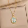 Colar Estilo Pintura a Óleo Jardim de Monet Elegante Niche Luxo Leve Francês Retrô Simples Versátil Sem Cor Acessórios
