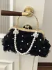 Bolsa de Axila Flor de Pérola Yuezi 2026 Nova Tendência Versátil Elegante Bolsa de Ombro Design de Moda de Alto Valor Bolsa de Mão