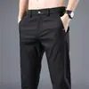 Calça fina de seda gelada de verão para atacado, calça casual masculina, solta, versátil, tendência, nova, ultraleve, de secagem rápida, calças