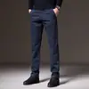 Outono 2026 Novas Calças Casuais Masculinas Slim Fit Retas Calças Sociais Versáteis para Primavera e Outono Calças Longas Masculinas