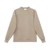 Sudadera de Algodón Pesado de Moda Ropa de Trabajo Holgada Cuello Redondo Manga Larga Ropa de Trabajo Uniforme de Grupo Uniforme de Clase Camisa Cultural con Logo Impreso