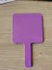 Espejo de mano mediano para maquillaje portátil HD espejo de maquillaje para chica salón de belleza espejo pequeño al por mayor