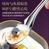 Colher Yuanbao 316 Colher de Aço Inoxidável Colher Infantil Colher de Cabo Longo Colher de Sopa de Aço Inoxidável Colher de Arroz Infantil Engrossado Doméstico