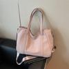 Bolsa Casual de Tecido Lavado Transfronteiriça para Mulheres 2026 Novo Estilo Estilo Preguiçoso Grande Capacidade Bolsa de Ombro Versátil Bolsa Tote para o Dia a Dia