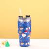 Nuevo Vaso Navideño para Coche de 20 oz de Gran Capacidad 304 Acero Inoxidable Vaso Termo al Vacío Alto Valor de Color Vaso Portátil de Mano