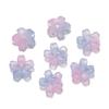 Cuentas esmaltadas con degradado de colores en forma de flor de cerezo, accesorios de cuentas hechos a mano, accesorios de bricolaje, pulsera de cuentas espaciadoras, pulsera de cuentas sueltas al por mayor