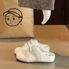 Medias Pantuflas Cerradas de Suela Gruesa con Velcro para Mujer, Nuevo Diseño Versátil de Verano 2026, Zapatos Slip-On Estilo Birkenstock