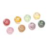 7X4Mm Acrílico Alto Brilho Transparente Bicolor Redondo Plano Contas de Ábaco Contas Espaçadoras Acessórios Decorativos DIY Colar Pulseira Feitos à Mão