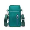 Bolsa transversal feminina, bolsa transfronteiriça, versão coreana novo modelo 2025, mini bolsa vertical, porta-celular, bolsa para moedas e celular