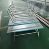 Fábrica de vestuário máquina de costura funcionário banqueta ferro forjado linha de montagem corte longo tira antiderrapante durável trabalhador de costura industrial