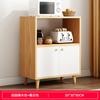 Aparador Gabinete de Cocina Gabinete de Almacenamiento Color Madera Sólida Alacena China Gabinete de Almacenamiento de Pared para Sala de Estar en Casa Gabinete para Té