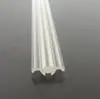 Perfil de extrusión acrílica para lente PMMA lente PMMA perfil de extrusión de lente acrílica de 60 grados personalización de extrusión