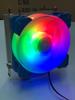 Enfriador de CPU Silencioso de Doble Tubo de Calor para Computadora de Escritorio Tipo Presión Hacia Abajo AMD 1155 1366 1700 Ventilador Luminoso