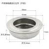 Puxador Invisível de Aço Inoxidável, Puxador Embutido Oculto para Gaveta, Puxador Redondo Oculto para Porta de Armário, Puxador para Porta de Correr 35mm