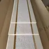 Painel de teto de PVC branco puro espessado, painel de tira plástica autoinstalável, adequado para sala de estar, quarto e cozinha.