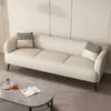Sofá minimalista moderno sala de estar apartamento pequeño habitación de alquiler dormitorio doble tres personas estilo celebridad de internet sofá de tela tecnológica